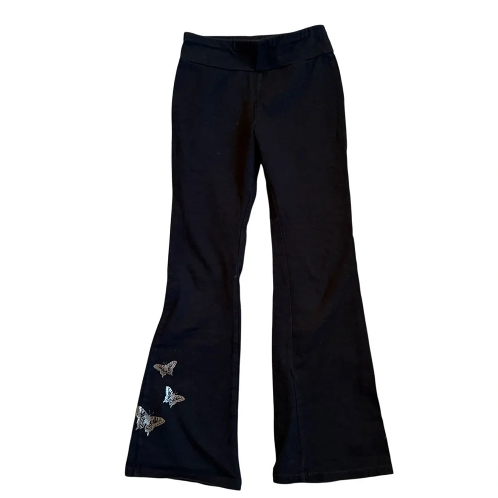 GAP | Kids Jet Black Flare Pants/Leggings- Size 6-7 years